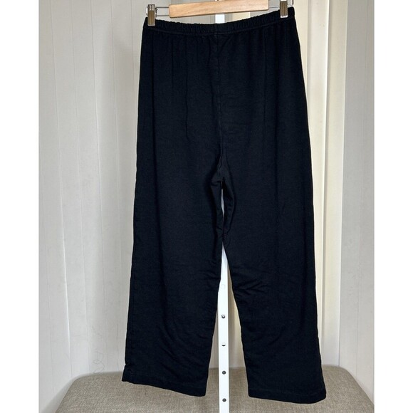 Bryn Walker Womens Black Sweatpants Pull On Bamboo Organic Cotton Black Size M - Picture 7 of 7